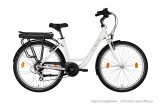 Rower elektryczny M_Bike E-CITY 728 biały 28" 2021