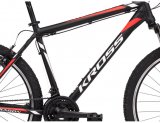 Rower Kross HEXAGON 1.0 czarno-czerwony 26\" 2021